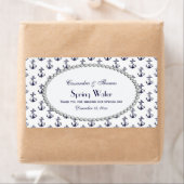 Ancre nautique Motif Pearl 2H Étiquette d'eau (En situation)