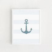 Ancre nautique, Poster d'art mural