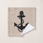Ancre nautique + ROPE | (Gant de toilette)