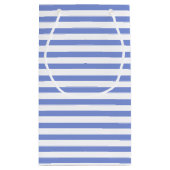 Ancre nautique - Sac cadeau bleu rayé de la Marine (Dos)