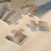 Ancre nautique sur le puzzle de la scène terrestre (Côté)