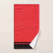 Ancre noir noir noir bannis (Serviette à main)
