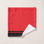 Ancre noir noir noir bannis (Gant de toilette)