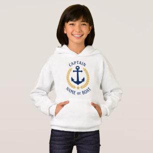 Ancre Nom du bateau Capitaine Gold Laurel Girls Wh