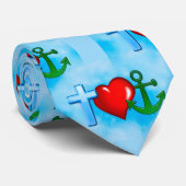 ancré par jésus mens cravate (Roulé)