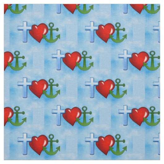 ancré par le tissu jésus (Échantillon)