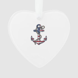 Ancre Patriotique Design Vectoriel Vintage_1