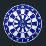 Ancre sur la Cible de flechettes bleue et blanche<br><div class="desc">Ancre sur la Cible de flechettes bleue et blanche marine.</div>