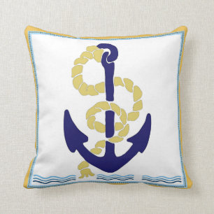 Ancre Vintage et Coussin de corde