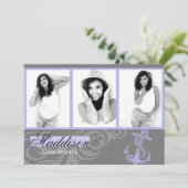 Ancre violette 2015 - Carte plat (Debout devant)