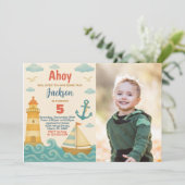 Ancres Aweigh ! Invitation Nautique (Debout devant)