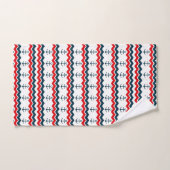 Ancres et Chevron (Serviette à main)