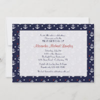 Ancres Invitation nautique