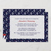 Ancres Invitation nautique (Devant / Derrière)