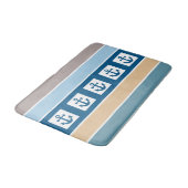 Ancres nautiques et tapis de bain (Angle)