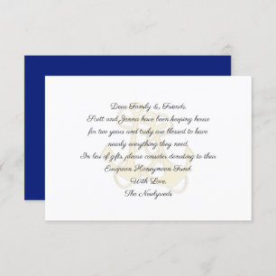 Ancres nautiques Mariage Wishing Well Cartes