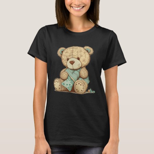 and cute Teddy Bear T-shirt (Voorkant)