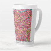 "And He Breathed On Them....Roses" latte mug Latte Mok (Rechterhoek)