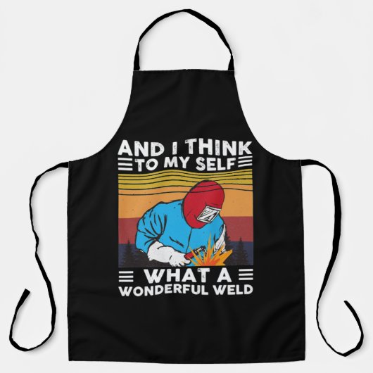 And I Think To Myself What A Wonderful Weld Welder Schort (Voorkant)
