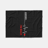 And… I'm Back Heart Warriors Heart Disease Awarene Fleece Deken (Voorkant (Horizontaal))