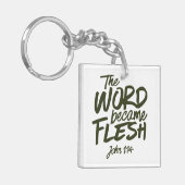 And the Word became Flesh 2 Sleutelhanger (Voorkant Links)