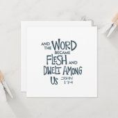 And the Word became Flesh Kaart (Voorkant / Achterkant in situ)