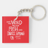 And the Word became Flesh Sleutelhanger (Achterkant)
