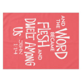 And the Word became Flesh Tafelkleed (Voorkant (Horizontaal))