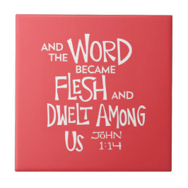 And the Word became Flesh Tegeltje