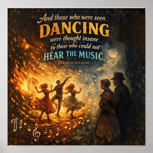 And those were seen dancing poster (Voorkant)