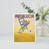 Andalousie Espagne carte postale voyage vintage (Debout devant)