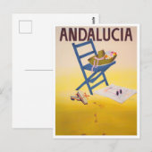 Andalousie Espagne carte postale voyage vintage (Devant / Derrière)