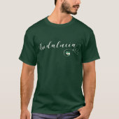 Andalucía Heart Flag, Andalusië, Spanje T-shirt (Voorkant)