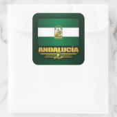 Andalucia Vierkante Sticker (Tas)