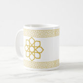 Andalus d'or - Conception de Mug géométrique islam (Devant gauche)