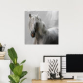 Andalusiaans paard poster (Thuiskantoor)