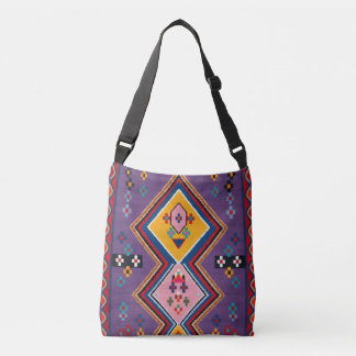 Andalusian Heritage Geometric Fine Art Crossbody Tas