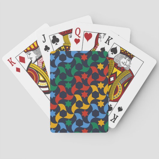 Andalusian Tiles 12 (Alhambra Palace, Granada) Pokerkaarten (Achterkant)