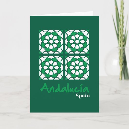 Andalusian Tiles 2 Kaart (Voorkant)