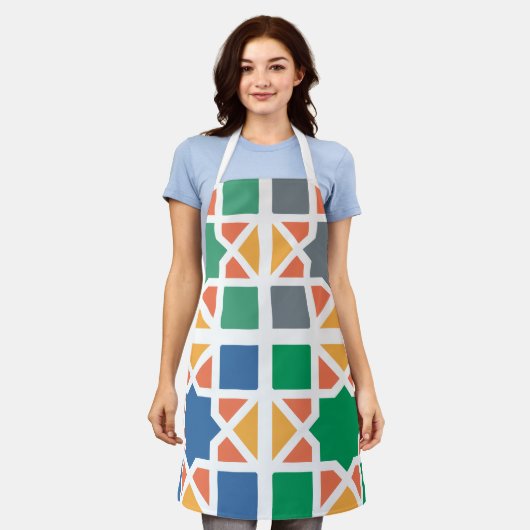 Andalusian Tiles 4 Schort (Gedragen)