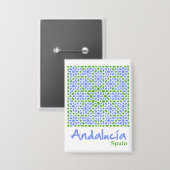 Andalusian Tiles 7 Button (Voorkant / Achterkant)