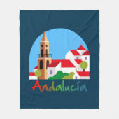 Andalusië 1 fleece deken (Voorkant)
