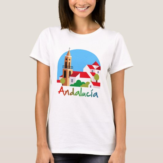 Andalusië 1 t-shirt (Voorkant)