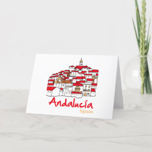 Andalusië 2 bedankkaart