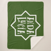 Andalusië 5 sherpa deken (Voorkant)