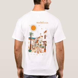 Andalusië Andalucía Spanje witte stad kleding T-shirt