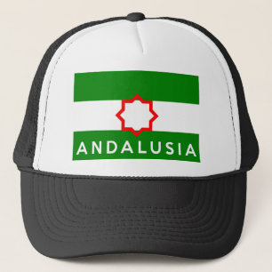 andalusië vlag spanje land naam trucker pet