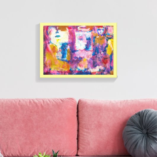 Andalusiër Canvas Afdruk (Insitu (Woonkamer))