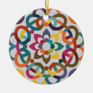 Andalusisch-Marokkaanse mozaïeken Keramisch Ornament