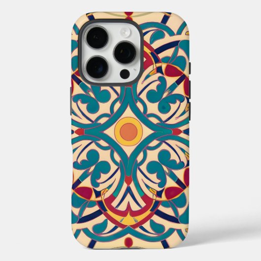 Andalusisch mozaïek minimaal, Mandala-Patroon Case-Mate iPhone Case (Achterkant)